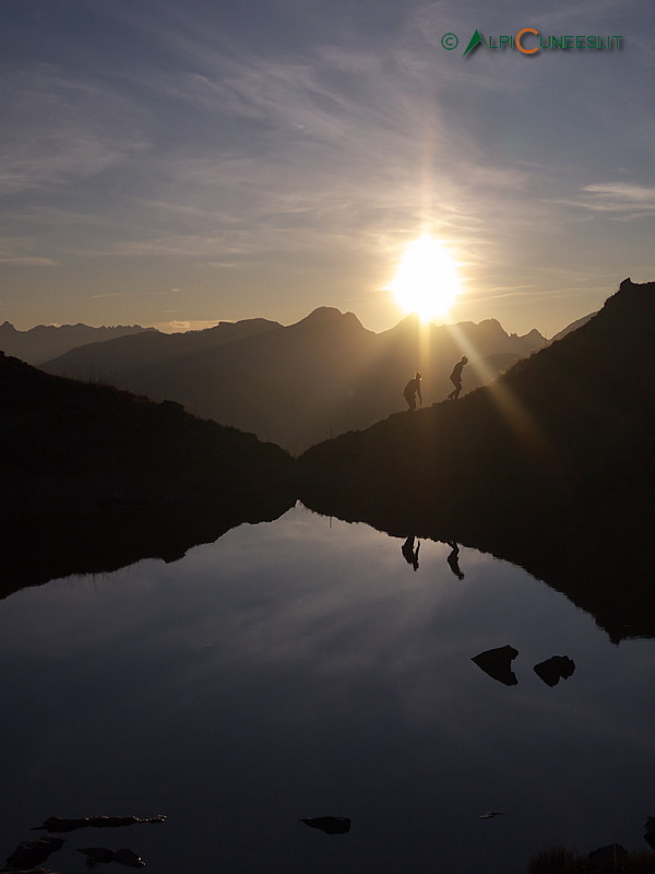 Valle Stura: tramonto al Laghetto del Bram (2019)