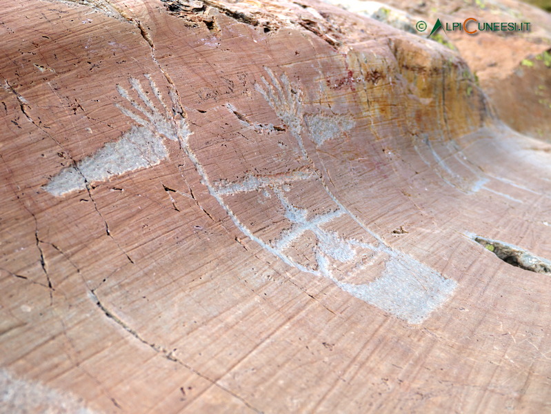 Vallée de la Roya: lo Stregone, incisioni rupestre preistorica (2016)