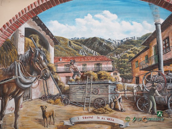 11 - Pittura murale in frazione Revelli (2024)