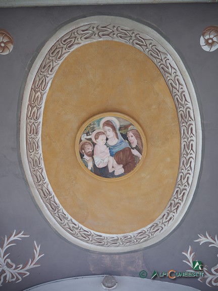 9 - Affresco sulla volta del portico del Santuario della Madonna del Colletto (2024)