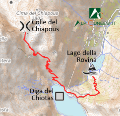 Carta schematica - Itinerario 11.53