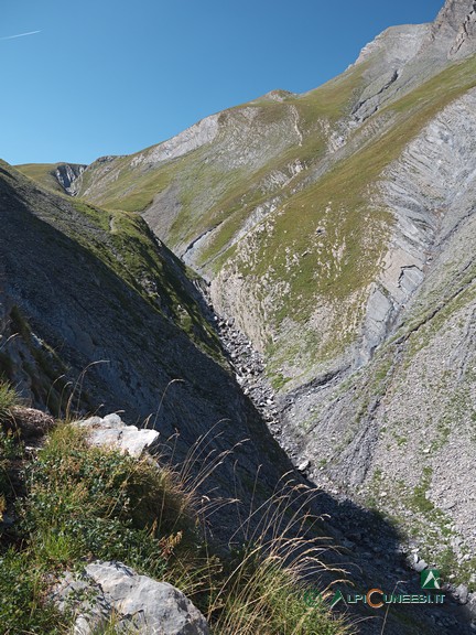 4 - La profonda forra scavata dal torrente nei calcescisti (2024)