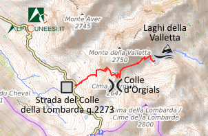 Carta schematica - Itinerario 12.51