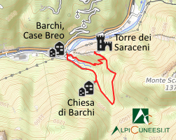 Carta schematica - Itinerario 01.12