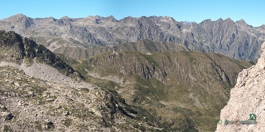 8 - Panorama verso le Alpi Marittime dal Passo di Ciotto Mien (2024)